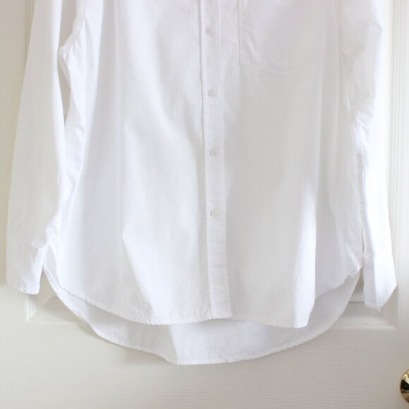 J. Crew Étienne Oversized Shirt in Lightweight Oxford in White - Picture 5 of 8